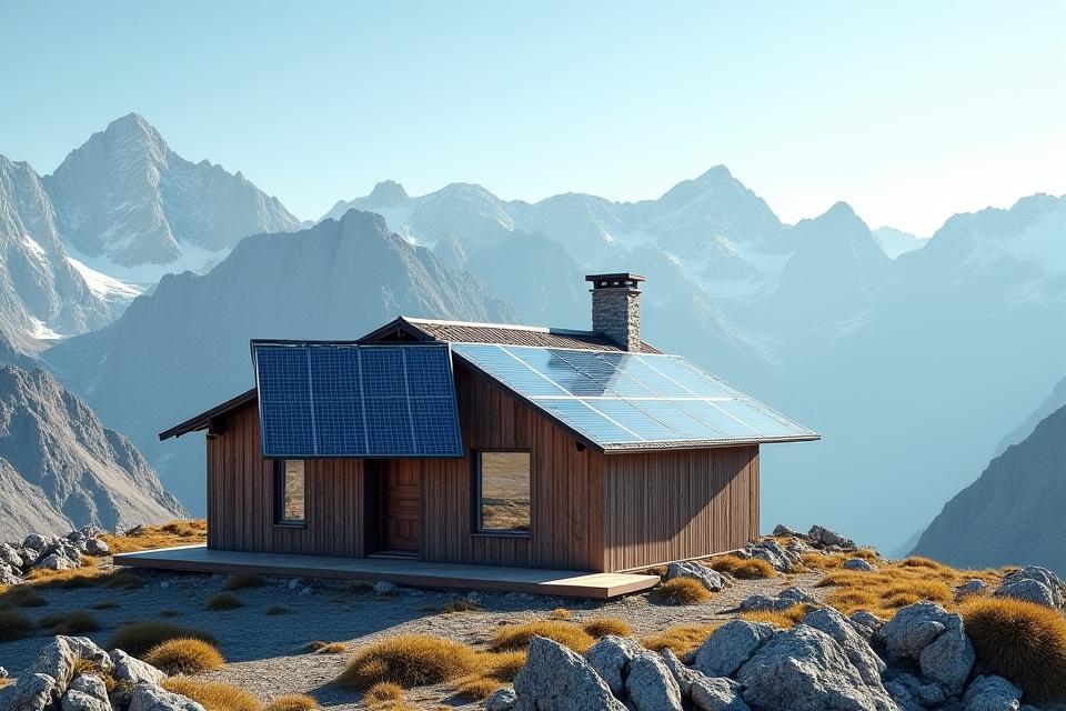 Berghütte Inselsystem